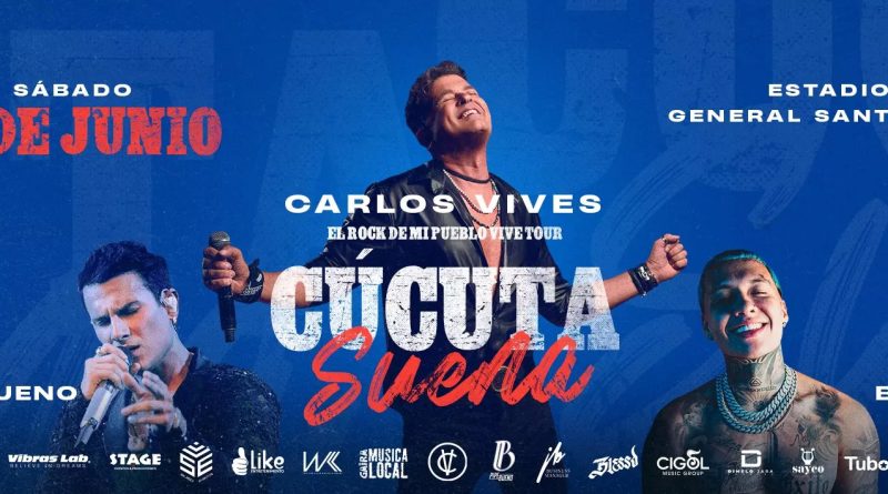 Cúcuta suena diferente con Pipe Bueno, Carlos Vives y Bleesd
