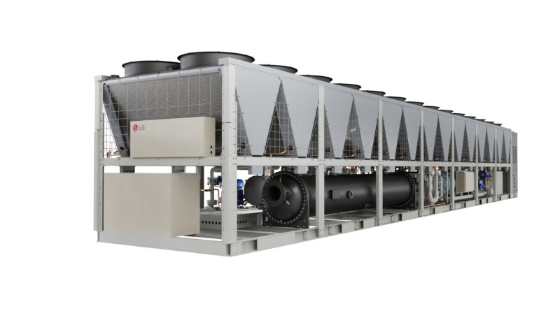 LG presenta nuevo chiller para centros de datos de IA